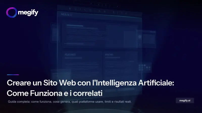 Creare un Sito Web con l’Intelligenza Artificiale: Come Funziona (2026)